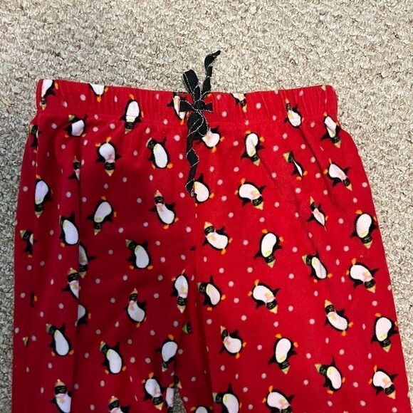 Rene Rofe Winter Penguin Fleece Pajama
Bottoms Red, XL - Picture 5 of 10